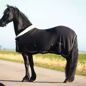 Pferd mit Florian Pferdefutterdecke in Nature, Florian Horsefood Powered by Nature.