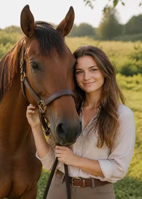 Vrouw met paard